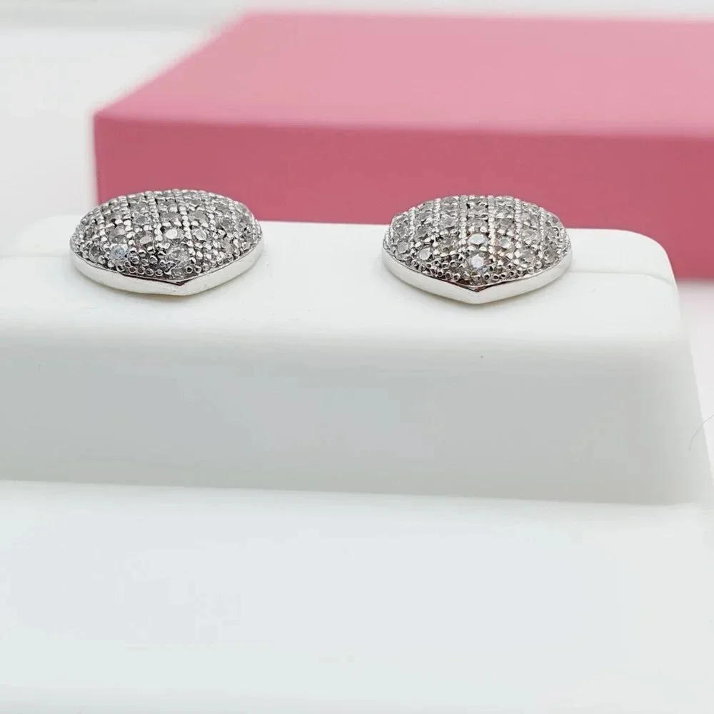 - 925 Sterling Silver Cubic Zirconia Earrings, U19254544